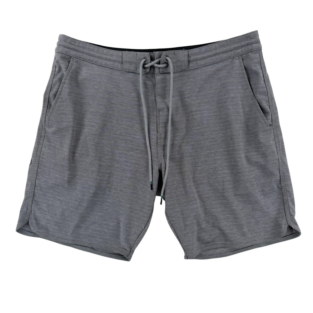 Vissla Sweat Shorts Mens XL Gray Jersey Drawstring Elastic Waist 8 Inseam Casual